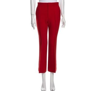 Helmet Lang High Waisted Crop Flare Pants